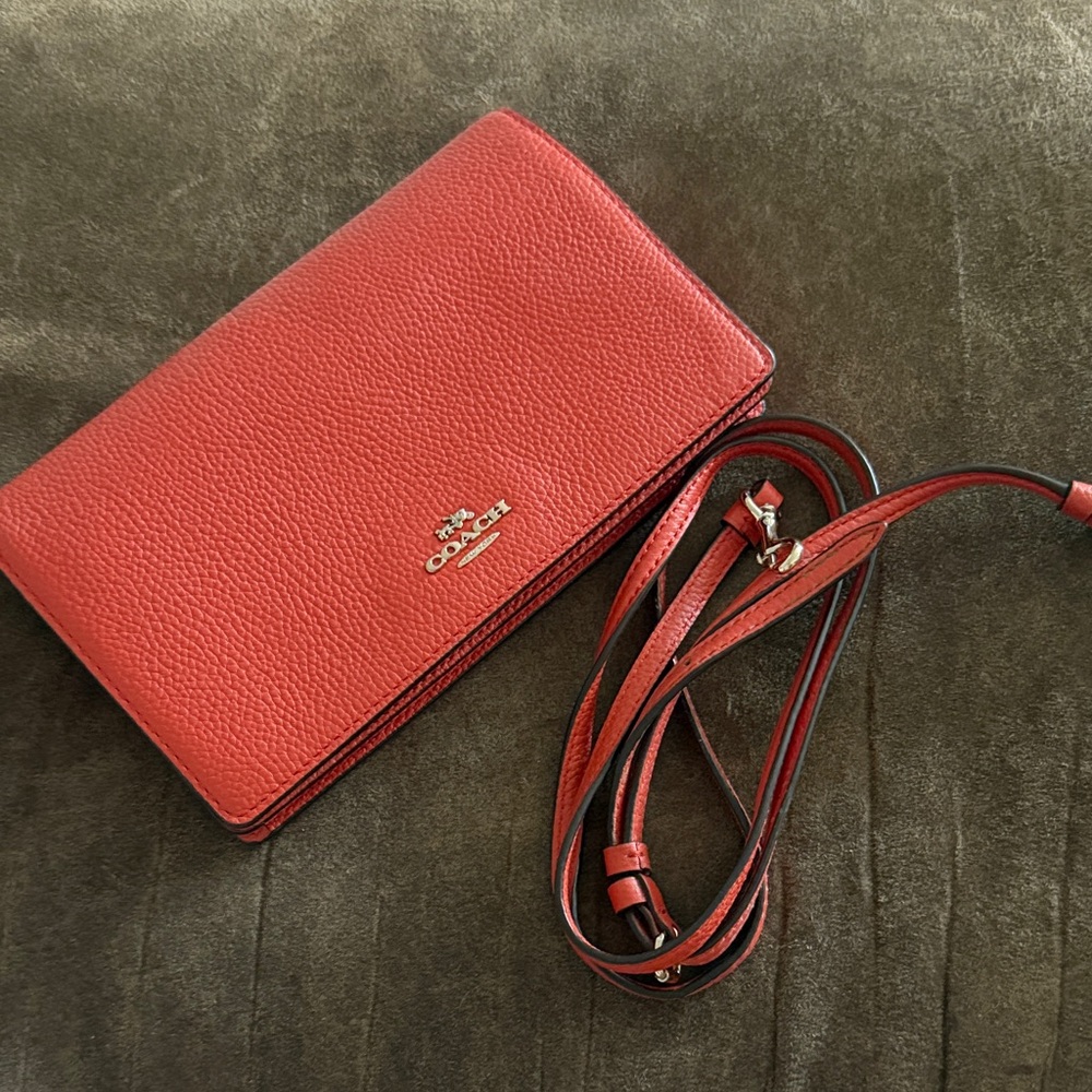Coach signature foldover clutch Bag